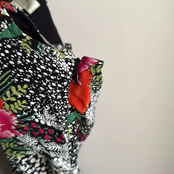 Anthropologie Maeve Violette Floral Midi Dress - Picture 11 of 14